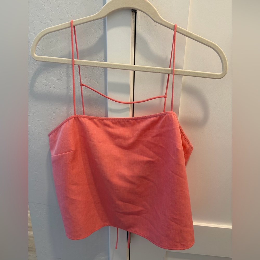 Gianni Bini Stella Open Back Tie Camisole Top